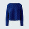OUI Sirah Cable Knit Jumper in Royal Blue