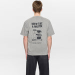 ANERKJENDT Akvillads Brew Like A Master T Shirt in Grey Flannel