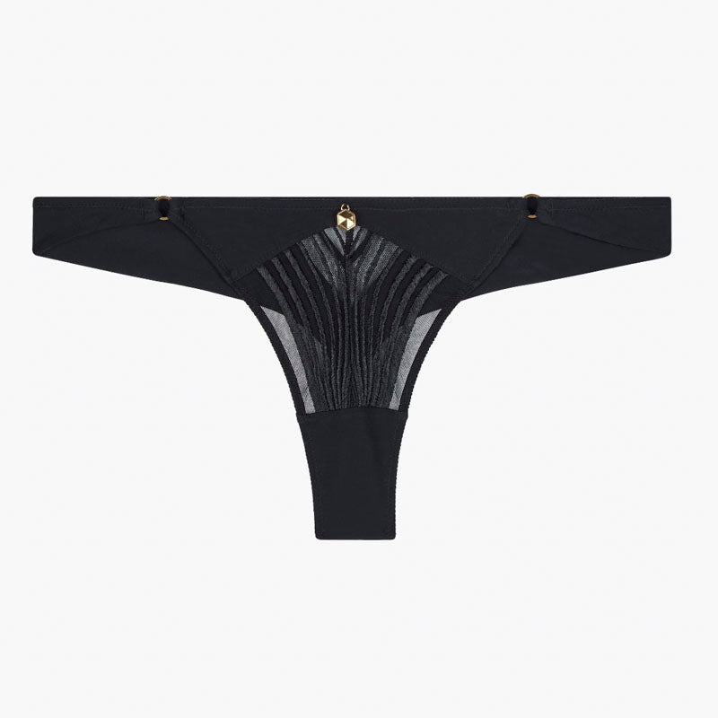 AUBADE Sumptuous Waves Tanga in Smoky Attraction