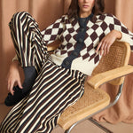 SOPHIE + LUCIE Arlequin Jewel Button Cardigan in Butter