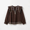 SOPHIE + LUCIE Katmandu Twill Blouse in Brown