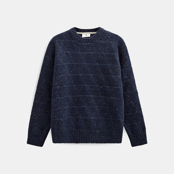 ANERKJENDT Aksinus Heavy Wool Jumper in Sky Captain