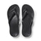 ARCHIES Arch Support Flip Flops in Black