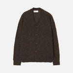 UNIVERSAL WORKS David Alpaca Knit Cardigan in Brown