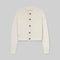 BEAUMONT ORGANIC Sugi Cotton Linen Knit Cardigan in Off White