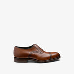 LOAKE Kellar Oxford Semi-Brogues in Cedar