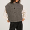 SACRECOEUR Sonny Grey Wool Vest in Grey