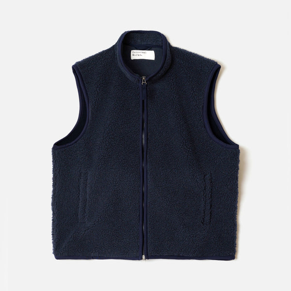 UNIVERSAL WORKS Hep Mountain Gilet in Navy