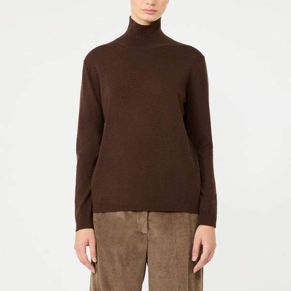 WEEKEND MAX MARA WKDKiku Turtleneck Jumper in Brown
