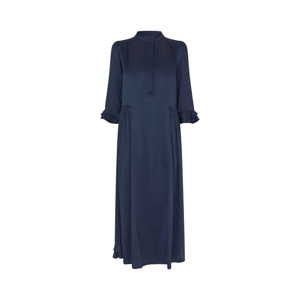 DEA KUDIBAL RosannaDEA Silk Dress with Ruffles in Imperial