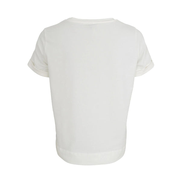 BLACK COLOUR BCMAY SS tee in Off White