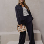 SMITH & SOUL Super Wide Leg Pants in Marine