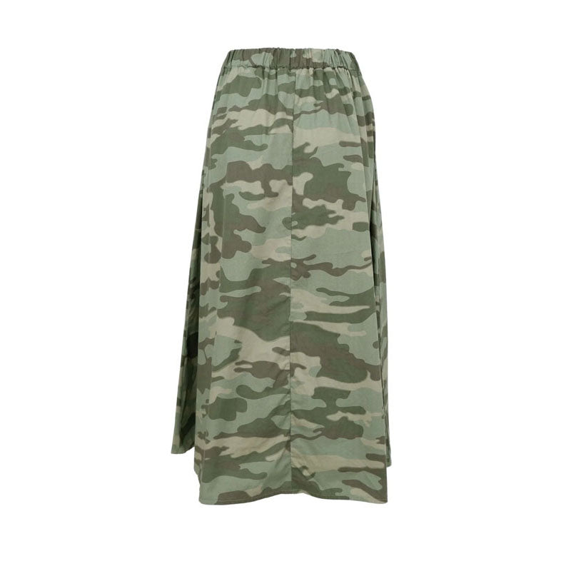 BLACK COLOUR Abbie Skirt in Camo