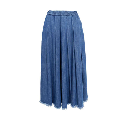BLACK COLOUR Jean Denim Skirt in Blue Denim