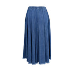 BLACK COLOUR Jean Denim Skirt in Blue Denim