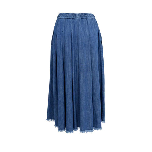 BLACK COLOUR Jean Denim Skirt in Blue Denim