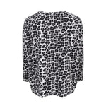 BLACK COLOUR Ava Sweatshirt in Light Grey Leopard