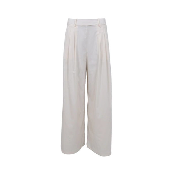 BLACK COLOUR BCDAVINA wideleg pant in Cream