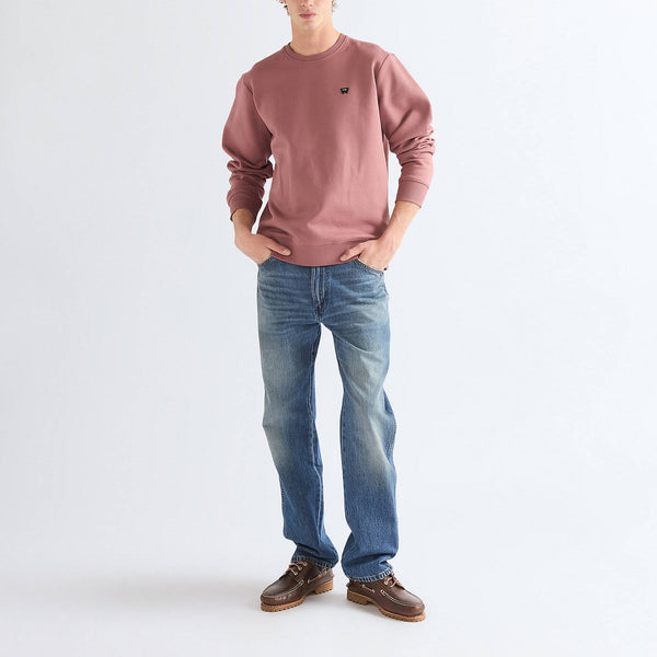 WRANGLER Crewneck Sweatshirt  in Rose Brown