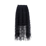 BLACK COLOUR BCAngelina Mesh Skirt in Black