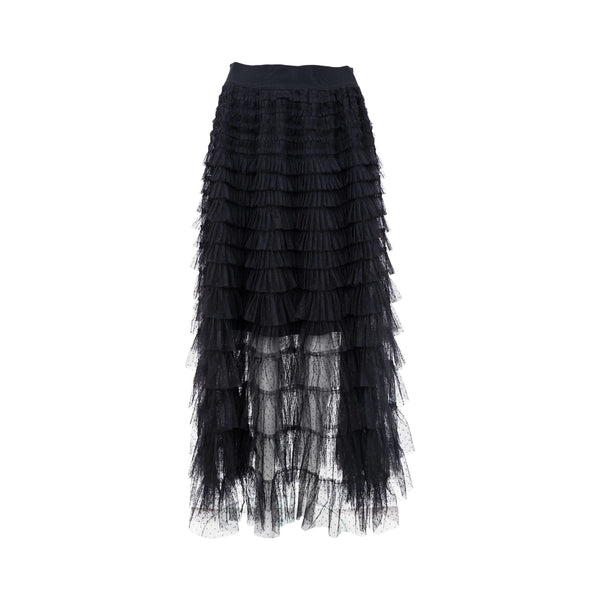 BLACK COLOUR BCAngelina Mesh Skirt in Black