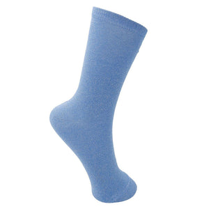 Lurex Socks in Cloud Blue
