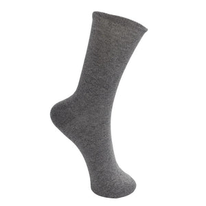 Lurex Socks in Silver Grey