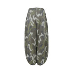 BLACK COLOUR BCAlly Balloon Pant in Army Camouflage