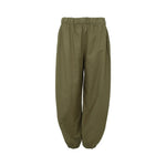 BLACK COLOUR BCAya Balloon Pant with Pockets in Army