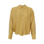 BLACK COLOUR BCMalone Striped Shirt in Mustard