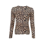 BLACK COLOUR BCAlba Leopard Print Long Sleeve T Shirt  in Natural Leo