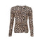 BLACK COLOUR BCAlba Leopard Print Long Sleeve T Shirt  in Natural Leo