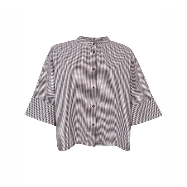 BLACK COLOUR BCManon Loose Shirt in Coffee