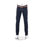 ALBERTO Pipe Cashmere Denim Jeans in Navy