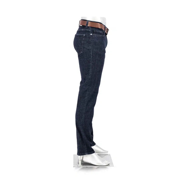 ALBERTO Pipe Cashmere Denim Jeans in Navy