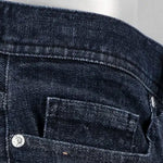 ALBERTO Pipe Cashmere Denim Jeans in Navy