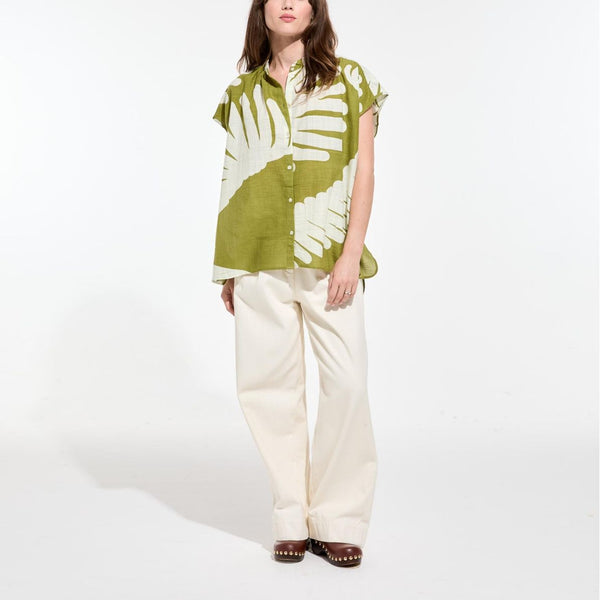 MAPOESIE Adele Palma Top  in Khaki