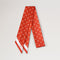MULBERRY Mulberry Tree Skinny Scarf in Coral Orange