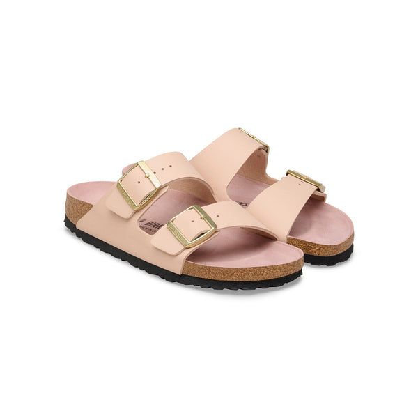 BIRKENSTOCK Arizona Birko-Flor Sandals in Triples New Beige/Pink Clay
