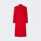 WEEKEND MAX MARA WKSGessati Wool Long Coat in Red