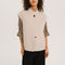 SACRECOEUR Mireia Double Face Wool Vest in Ecru