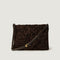 NAGHEDI Soho Crossbody Nest Weave Bag in Chocolate