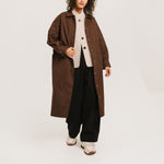 SACRECOEUR Mireia Double Face Wool Vest in Ecru