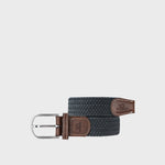 BILLYBELT Elastic Woven Belt in Flannel grey