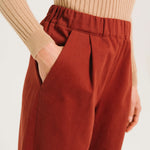 SACRECOEUR Leon Wide Leg Trousers in Paprika