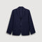 HARTFORD Jobby Pat Linen Jacket in Navy Blue