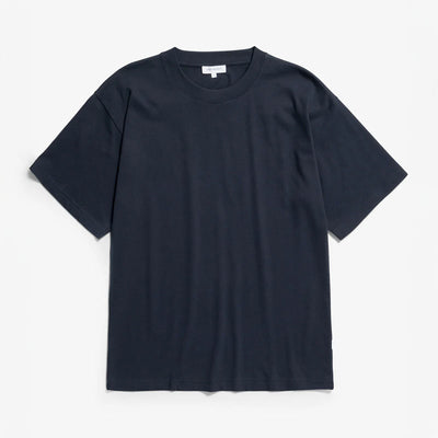 NORSE PROJECTS Norse Standard Heavy Loose T-Shirt in Navy