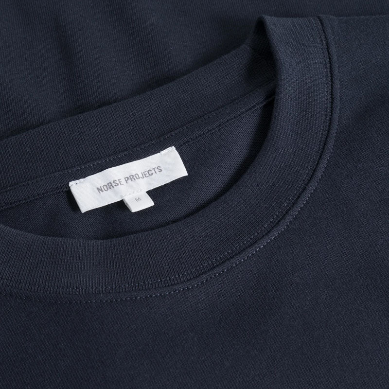 NORSE PROJECTS Norse Standard Heavy Loose T-Shirt in Navy