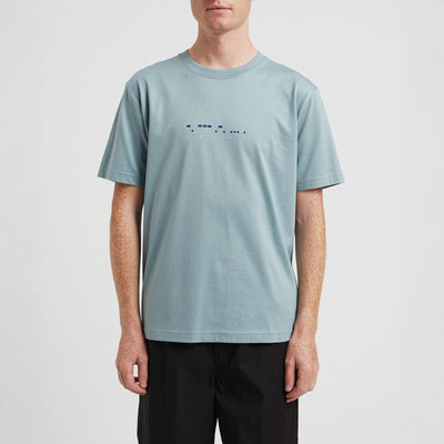 NORSE PROJECTS Johannes Organic Pocket T-Shirt in Greyish Blue