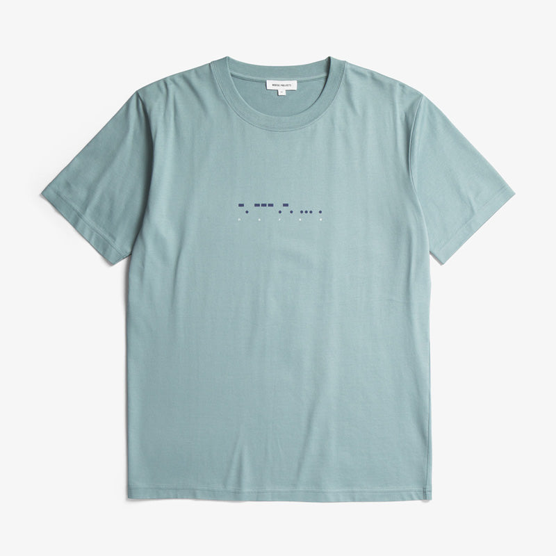 NORSE PROJECTS Johannes Organic Pocket T-Shirt in Greyish Blue
